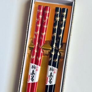 【輪島箸】金粉小蝶々
